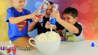 Worlds Biggest WARM CHOCOLATE Surprise Egg! TOYS + Make a HUGE Cocoa Drink by HobbyKidsTV