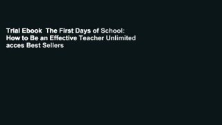 Trial Ebook  The First Days of School: How to Be an Effective Teacher Unlimited acces Best Sellers