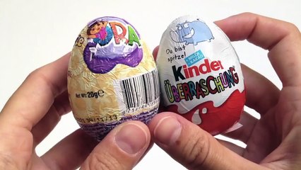 Dora The Explorer and Kinder Surprise Chocolate Eggs Unwrapping UnboxingSurpriseEgg