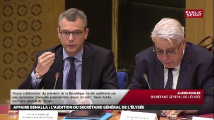 Alexis Kohler affirme que la sanction de M. Benalla était « complète » et « définitive »