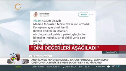 Berna Laçin hakkında hapis cezası istendi