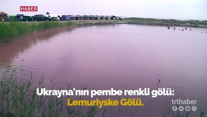 Ukrayna'nın doğal pembe kaplıcası: Lemuriyske Gölü