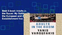 Best E-book Adults in the Room: My Battle with the European and American Deep Establishment free