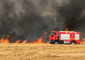 Fires Caused by Kites Launched from Gaza Damage Agriculture Fields (File)