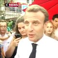 Emmanuel Macron esquive une question concernant laffaire Benalla lors de son déplacement à Bagnères-de-Bigorre