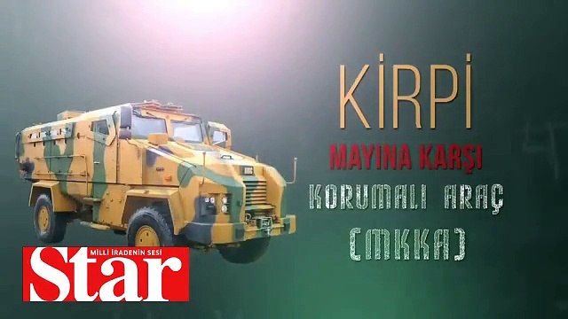 Savunma Sanayii Başkanlığı�ndan Mayına Karşı Korumalı Araç Kirpi videosu