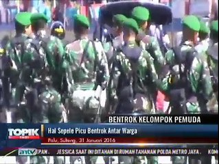 Dipicu Saling Ejek, Dua Kelompok Warga Bentrok