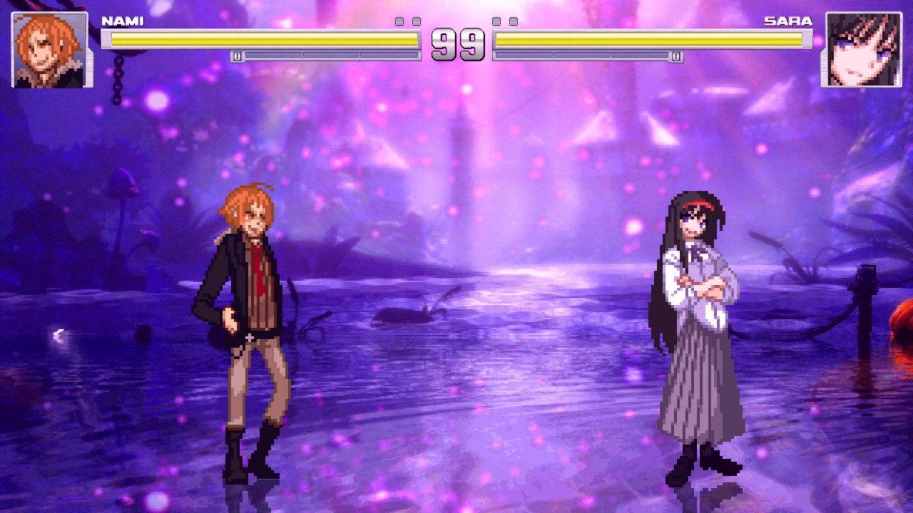 ARCADEdreams Blood Bath - Gameplay (anime art style fighting game)