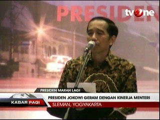 Kinerja Menteri Tidak Beres, Jokowi Geram