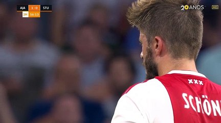 Lasse Schone Goal HD - Ajax (Ned) 2-0 Sturm Graz (Aut) 25.07.2018