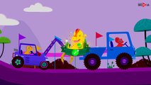 Cartoons for kids & Construction Vehicles Videos for kids: Diggers, Cranes, Bulldozer, Exc