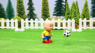 Funny Animated cartoon Kids | Caillou plays football | Soccer Fun WATCH ONLINE | Caillou S