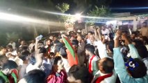 Celebration of Pakistan Tehreek-e-Insaf workers across the country