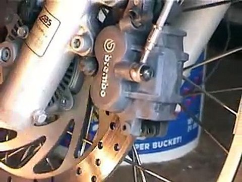 Technical Demo on BMW F650 - Front Brake Pads