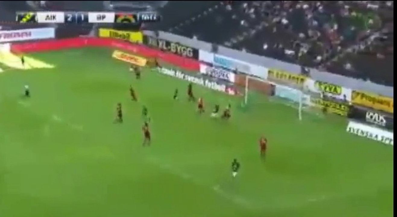 AIK 3:1 Brommapojkarna (Sweden. Allsvenskan 22 July 2018)