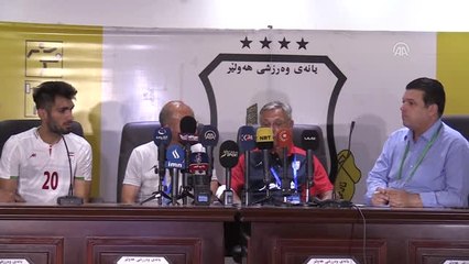 Irak - İran Dostluk Maçının Ardından Basın Toplantısı Düzenlendi