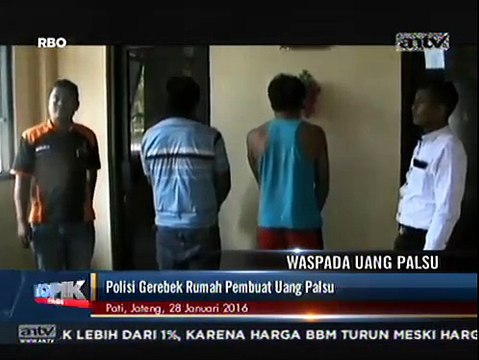 Polisi Ringkus Pembuat Uang Palsu