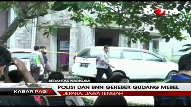 BNN Gerebek Ratusan Kilogram Sabu di Gudang Mebel