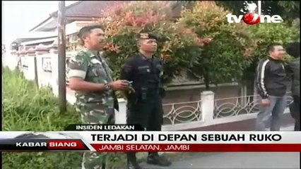 Benda Diduga Bom Meledak di Jambi