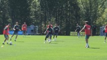 Barcelona entrena en Portland antes de su debut en Copa de Campeones ante Tottenham