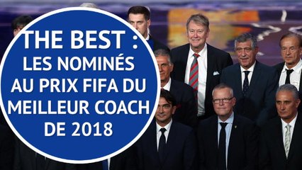 The Best - Le 11 des entraîneurs nominés avec Deschamps et Zidane