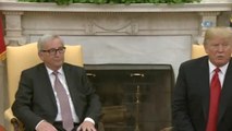 ABD Başkanı Trump Avrupa Komisyonu Başkanı Juncker'i Ağırladı