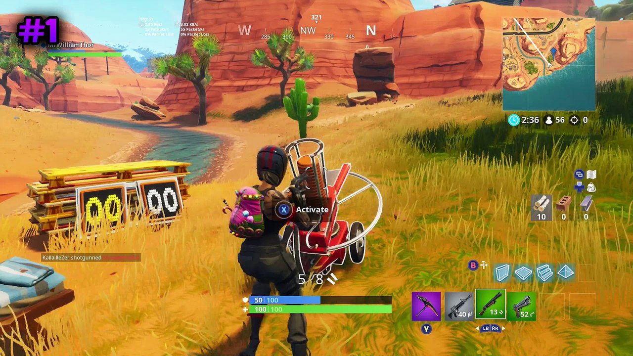 "Shoot a Clay Pigeon at different locations" All Clay Pigeon Locations - Fortnite Week 3 Challenges