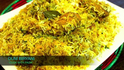 CHICKEN DUM BIRYANI *COOK WITH FAIZA*