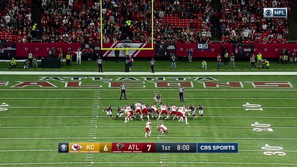 2016 - Cairo Santos has an extra point blocked by Falcons