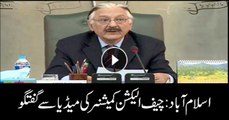 Chief Election  Commissioner talks to media