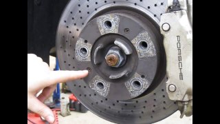 DIY drilling out stripped brake rotor screws