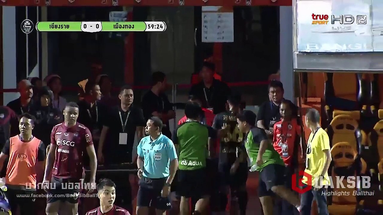 คลิปไฮไลท์ช้างเอฟเอ คัพ เชียงราย ยูไนเต็ด 0-0(5-4) เมืองทอง ยูไนเต็ด Chiangrai United 0-0(5-4) Muangthong United