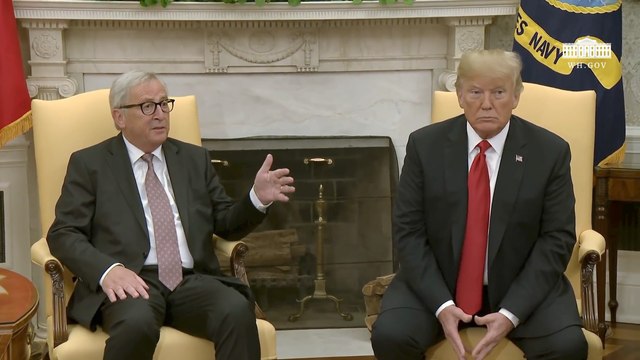 President Trump Meets European Commission President Jean Claude Juncker