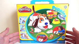 Play Doh Puppies Playset and Kibble Kranker Dog Puppy Cute