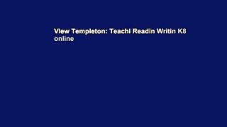 View Templeton: Teachi Readin Writin K8 online