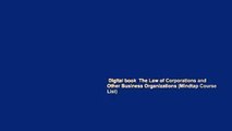 Digital book  The Law of Corporations and Other Business Organizations (Mindtap Course List)