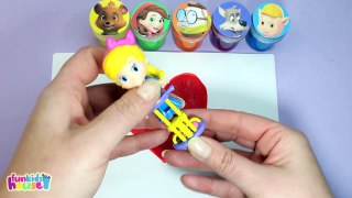 Goldie and Bear Painting Learn Colors with Humpty Big Bad Red Riding Hood Little Pigs Surp