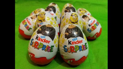 Despicable Me Kinder eggs new Twelve Minion kinder surprise eggs!