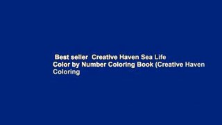 Best seller  Creative Haven Sea Life Color by Number Coloring Book (Creative Haven Coloring
