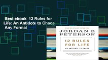 Best ebook  12 Rules for Life: An Antidote to Chaos  Any Format
