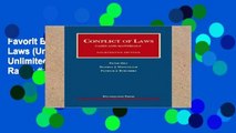 Favorit Book  Conflict of Laws (University Casebook Series) Unlimited acces Best Sellers Rank : #1