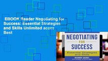 EBOOK Reader Negotiating for Success: Essential Strategies and Skills Unlimited acces Best