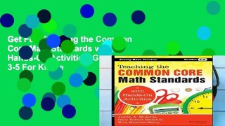 Get Full Teaching the Common Core Math Standards with Hands-On Activities, Grades 3-5 For Kindle