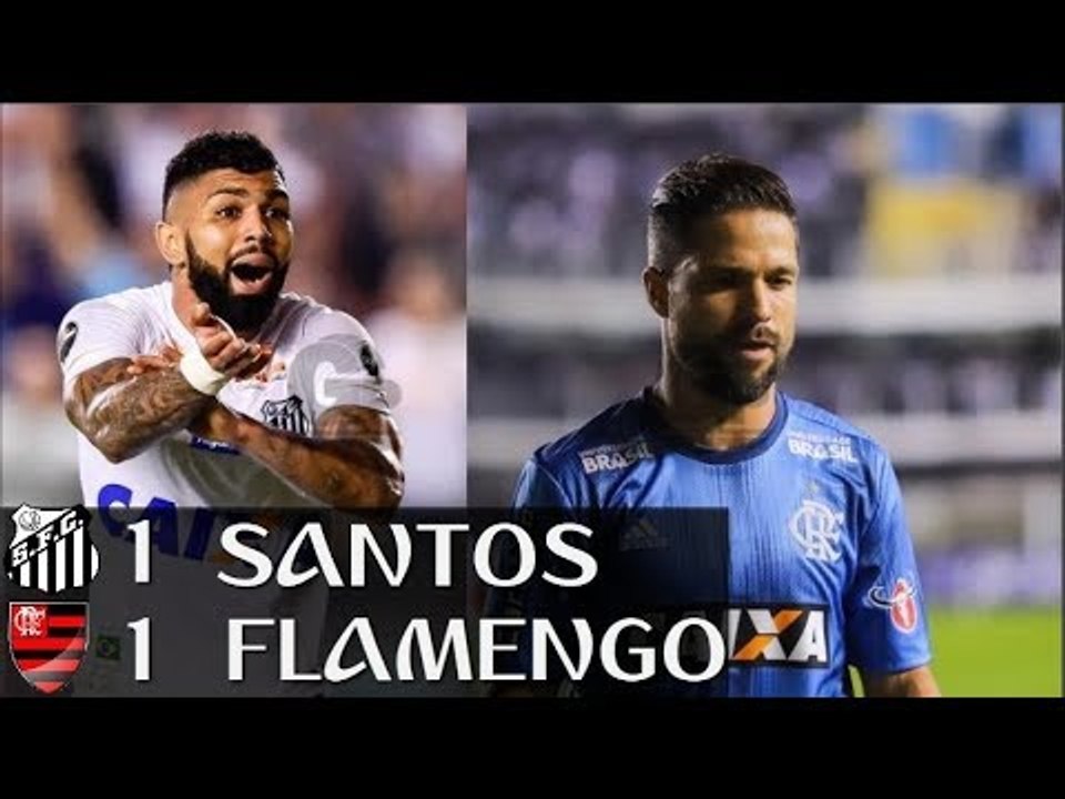 Santos 1 x 1 Flamengo - Melhores Momentos (COMPLETO HD) Brasileirão 25/07/2018