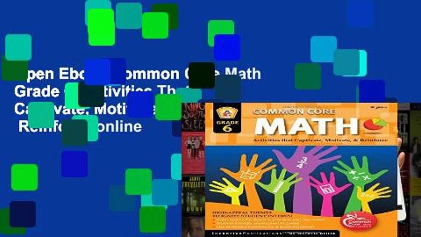 Open Ebook Common Core Math Grade 6: Activities That Captivate, Motivate,   Reinforce online
