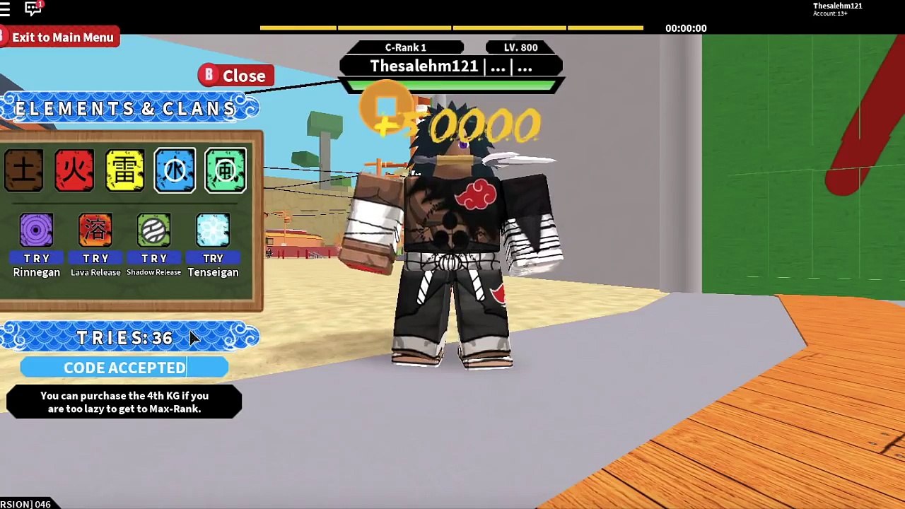 046 Update Free Codes Ninjutsu Glitch Roblox Naruto Rpg Beyond Video Dailymotion - roblox news transformers invade roblox