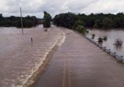 Heavy Flooding Forces Road Closures in Hershey, Pennsylvania