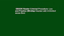 EBOOK Reader Criminal Procedure: Law and Practice (Mindtap Course List) Unlimited acces Best