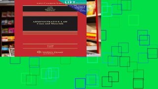 Trial Ebook  Administrative Law: Cases and Materials (Aspen Casebook) Unlimited acces Best Sellers