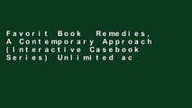 Favorit Book  Remedies, A Contemporary Approach (Interactive Casebook Series) Unlimited acces Best